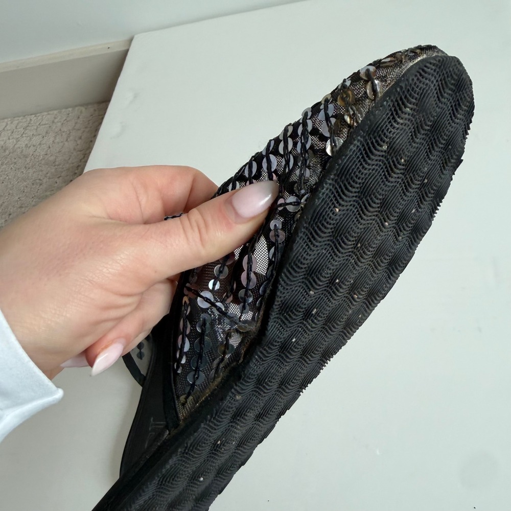 CL by Laundry Sequin Mesh Round Toe Flats - Picture 7 of 14